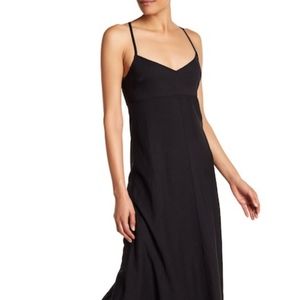 Theory Black Haranna maxi dress size 0
